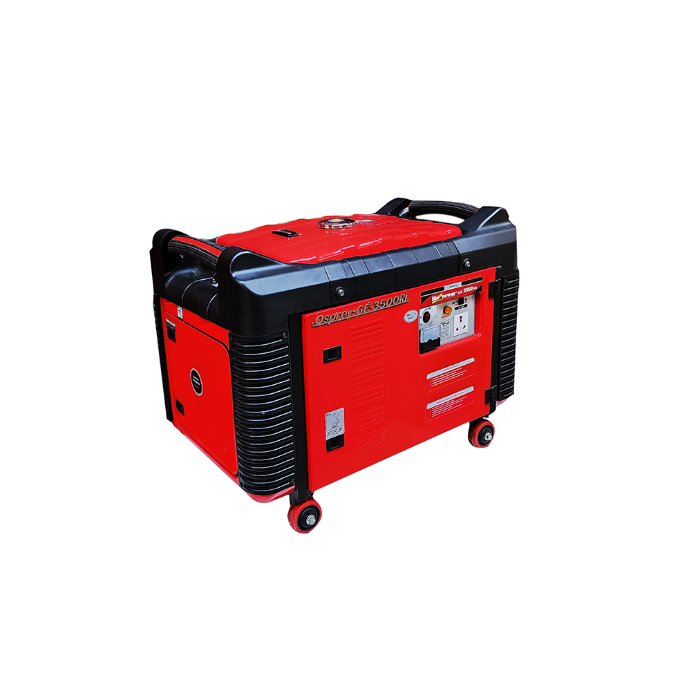 3.5 KVA Portable Generator, Model Osprey GE-3500Ri, Petrol Run, Recoil Start
